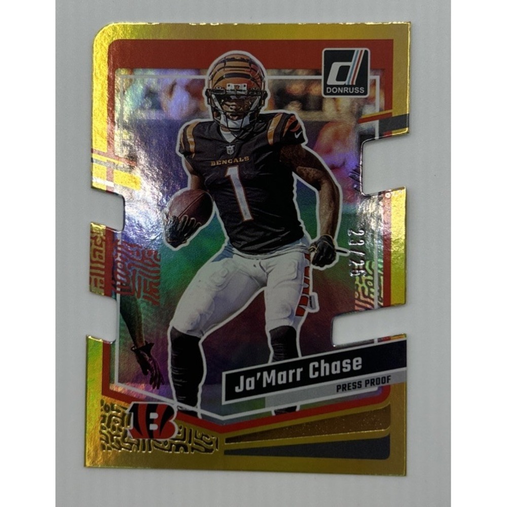 2023 Donruss #56 Ja'Marr Chase Press Proof # 45/50   BENGALS